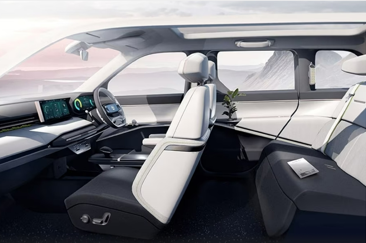 Tata Sierra EV interior 